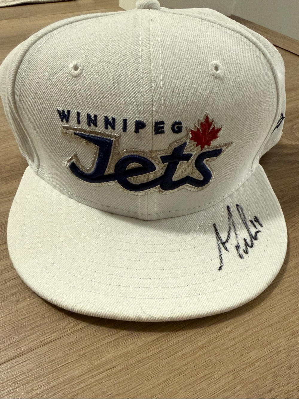 New Era 59Fifty Winnipeg Jets Autographed Hat